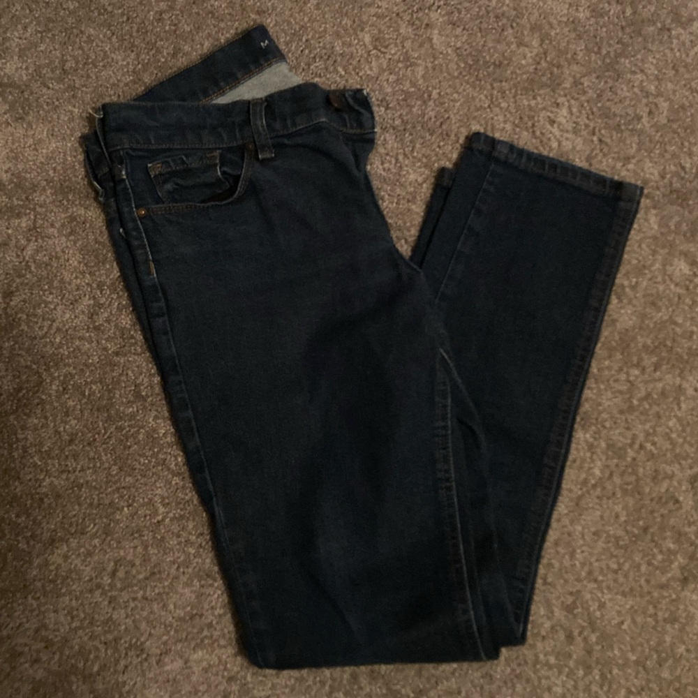 Women’s Mott & Bow Dark Blue Slim Boyfriend Jeans, 26x30